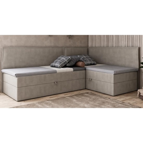 Ъглови боксспринг легла Бали (Beige) Ъглови боксспринг легла Бали (Beige)